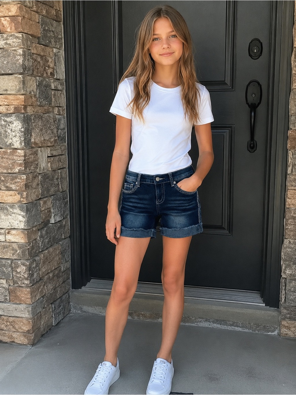 L.E.I girl shorts